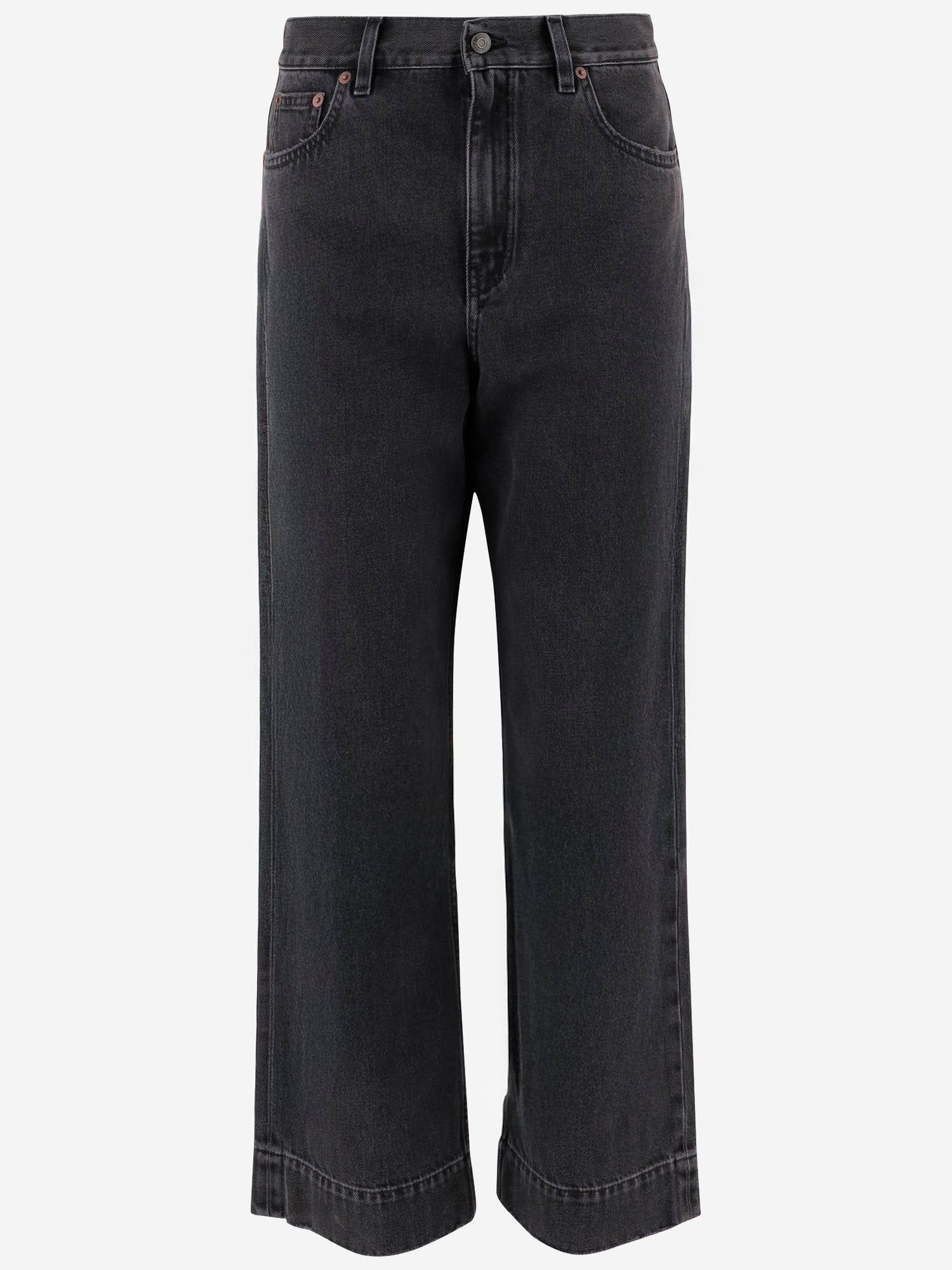 JEANS CORTI A VITA ALTA IN DENIM CH26SDP43157 004 CHLOE 