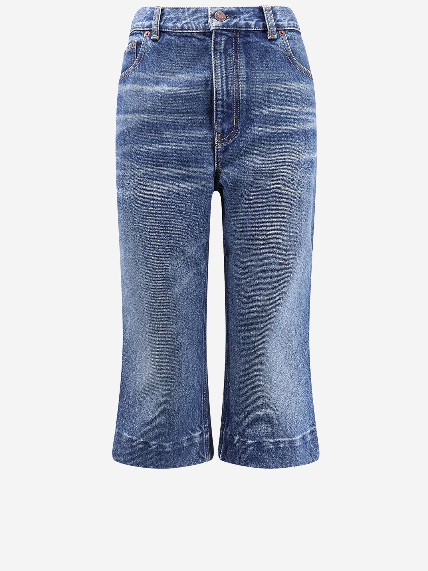Jeans Capri a vita alta in denim CH26SDS03257 4A1 CHLOE 