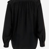 Camicia plissettata in crêpe di seta CH26SHT20005 001 CHLOE 