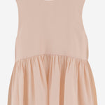 Top arricciato in crêpe di seta CH26SHT30005 6H6 CHLOE 