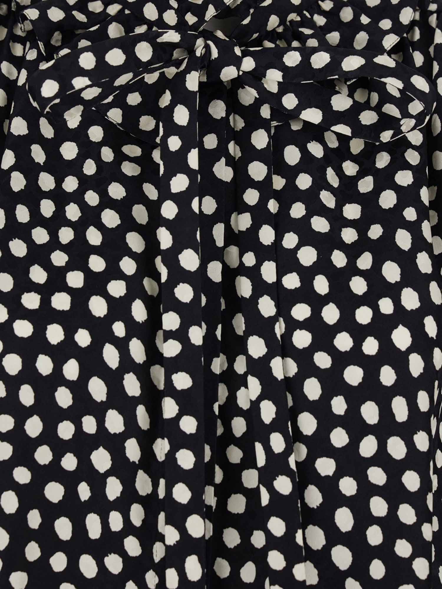 CAMICIA IN SETA CON MOTIVO A POIS CH26SHT70300 915 CHLOE 