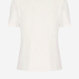 T-SHIRT IN COTONE CON STAMPA LOGO CH26SJH08197 101 CHLOE 