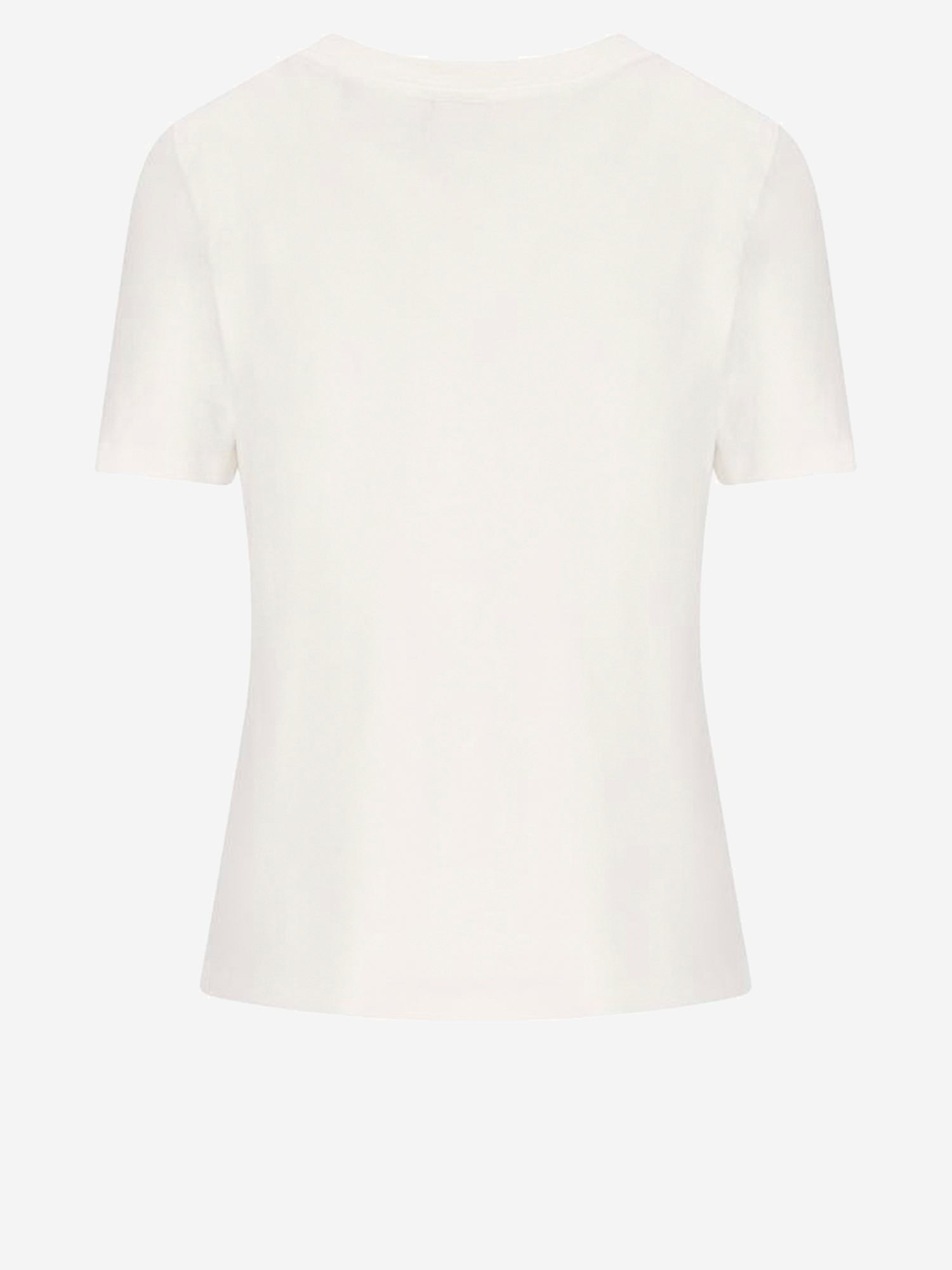 T-SHIRT IN COTONE CON STAMPA LOGO CH26SJH08197 101 CHLOE 