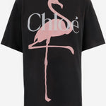 T-SHIRT IN COTONE CON LOGO CH26SJH20807 070 CHLOE 