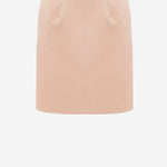 GONNA CORTA A TUBINO IN RASO DUCHESSE TECNICO CH26SJU19262 6K7 CHLOE 