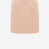 GONNA CORTA A TUBINO IN RASO DUCHESSE TECNICO CH26SJU19262 6K7 CHLOE 