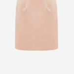 GONNA CORTA A TUBINO IN RASO DUCHESSE TECNICO CH26SJU19262 6K7 CHLOE 