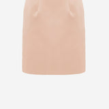 GONNA CORTA A TUBINO IN RASO DUCHESSE TECNICO CH26SJU19262 6K7 CHLOE 