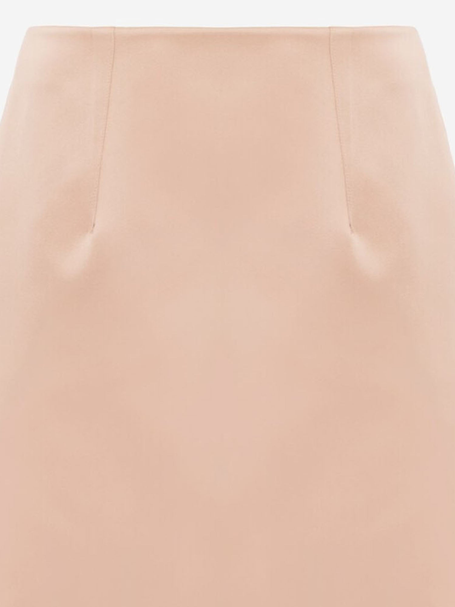 GONNA CORTA A TUBINO IN RASO DUCHESSE TECNICO CH26SJU19262 6K7 CHLOE 