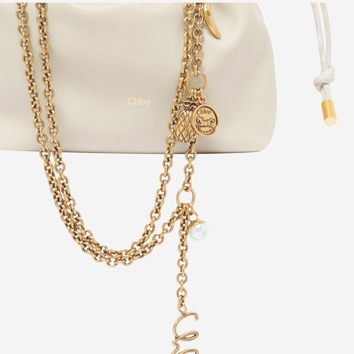BORSA A SPALLA MINI IN PELLE CH26SP126R12 20S CHLOE 