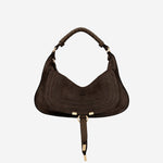 BORSA A SPALLA MARCIE PICCOLA IN PELLE SCAMOSCIATA CH26SS882P37 24X CHLOE 