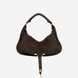 BORSA A SPALLA MARCIE PICCOLA IN PELLE SCAMOSCIATA CH26SS882P37 24X CHLOE 
