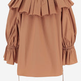 TOP IN COTONE CON VOLANT CH26UH101144 26U CHLOE 