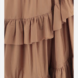 Gonna a balze in popeline di cotone CH26UJU53144 26U CHLOE 