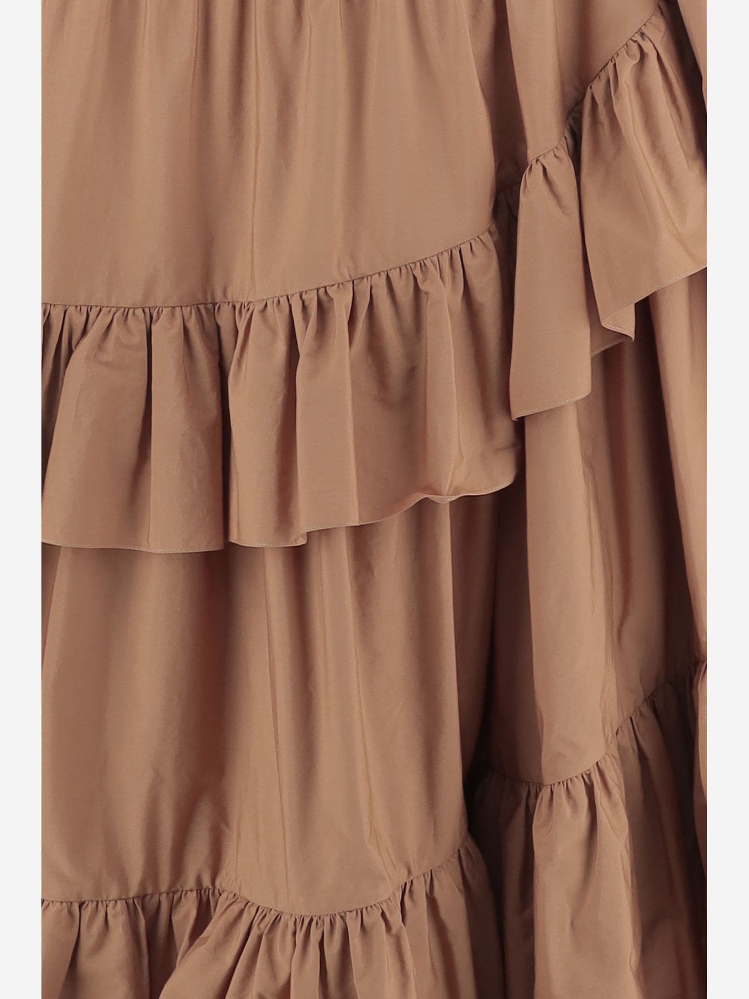 Gonna a balze in popeline di cotone CH26UJU53144 26U CHLOE 
