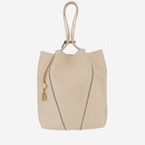 TOTE BAG CHLOÉ SPIN IN PELLE GRANATA<BR/> CHC25SS811N84 24Q CHLOE 