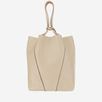 TOTE BAG CHLOÉ SPIN IN PELLE GRANATA<BR/> CHC25SS811N84 24Q CHLOE 