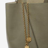 TOTE BAG CHLOÉ SPIN IN PELLE GRANATA CHC25SS811N84 3D6 CHLOE 