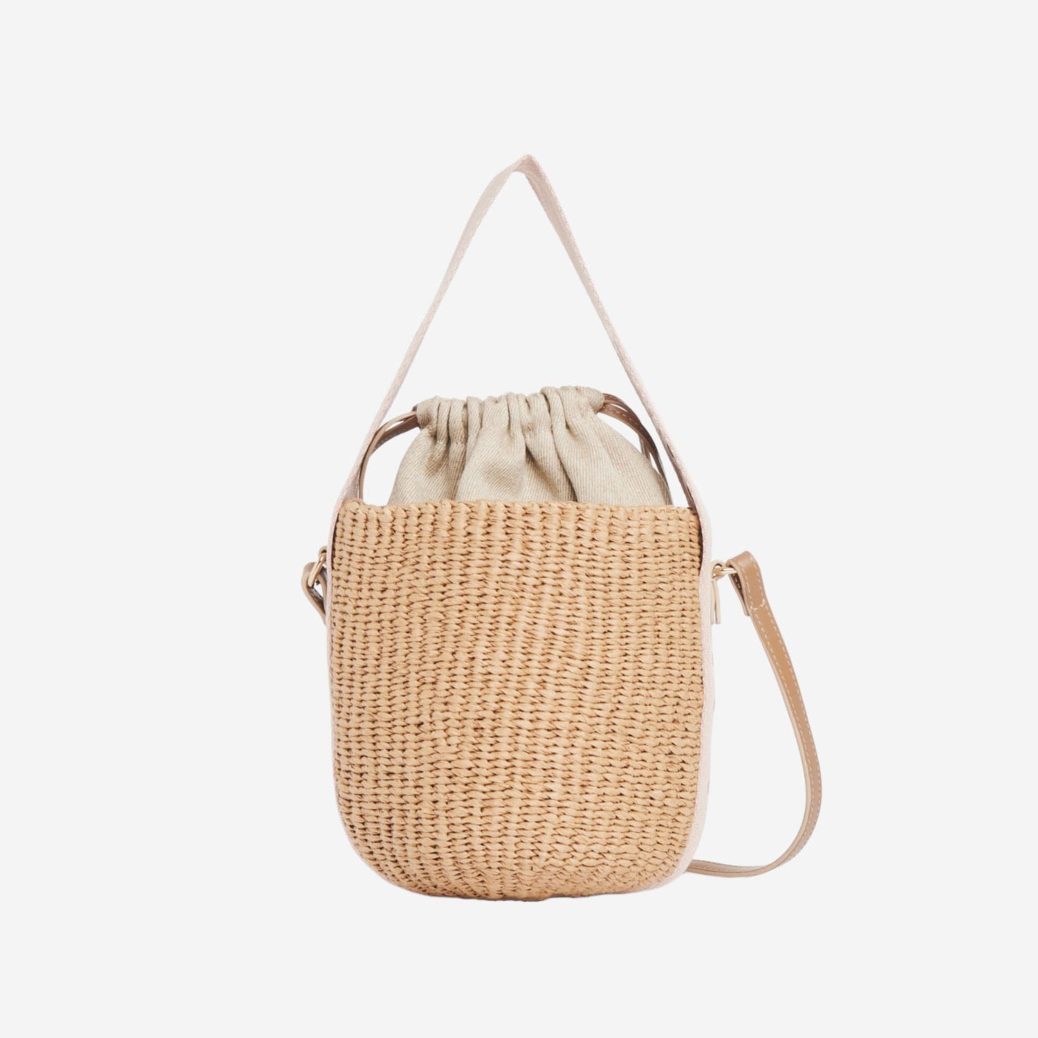 BORSA BUCKET WOODY IN RAFIA CHC26AS381L18 26Y CHLOE 