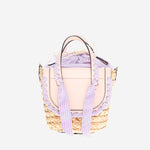 BORSA HABANERA IN PELLE E RAFIA HABANERAPOPELINE CONFETTO CUBA LAB 