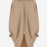 GIUBBOTTO IN COTONE E LYOCELL CON ORLO CURVO WJA26 FAC1460085 DARKPARK 