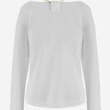 TOP IN COTONE CON ANELLO METALLICO WJE29 JER040001 DARKPARK 