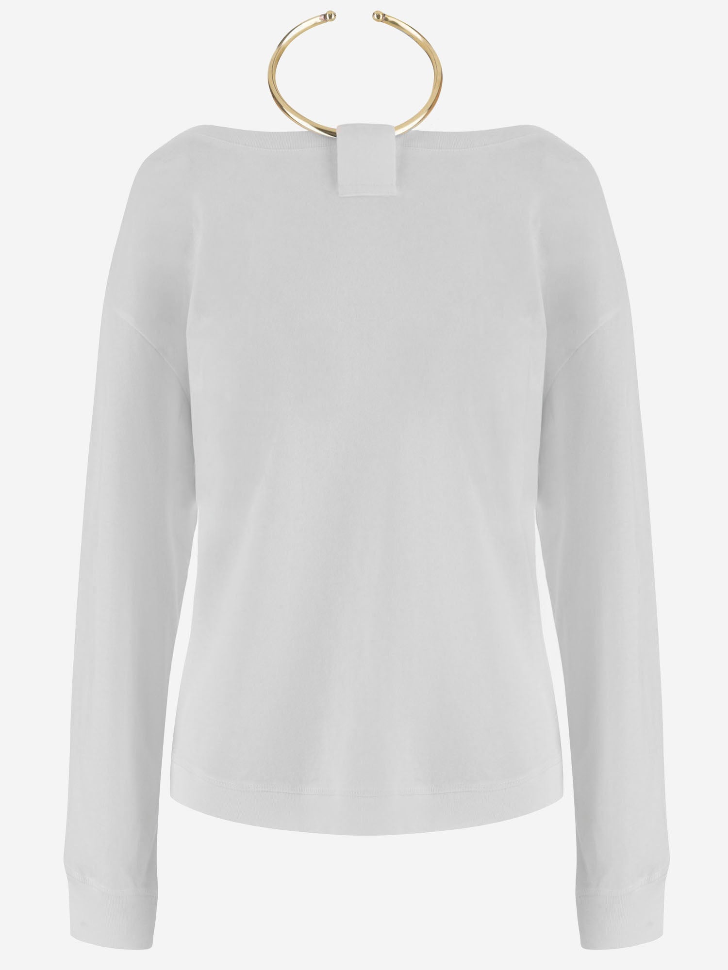 TOP IN COTONE CON ANELLO METALLICO WJE29 JER040001 DARKPARK 