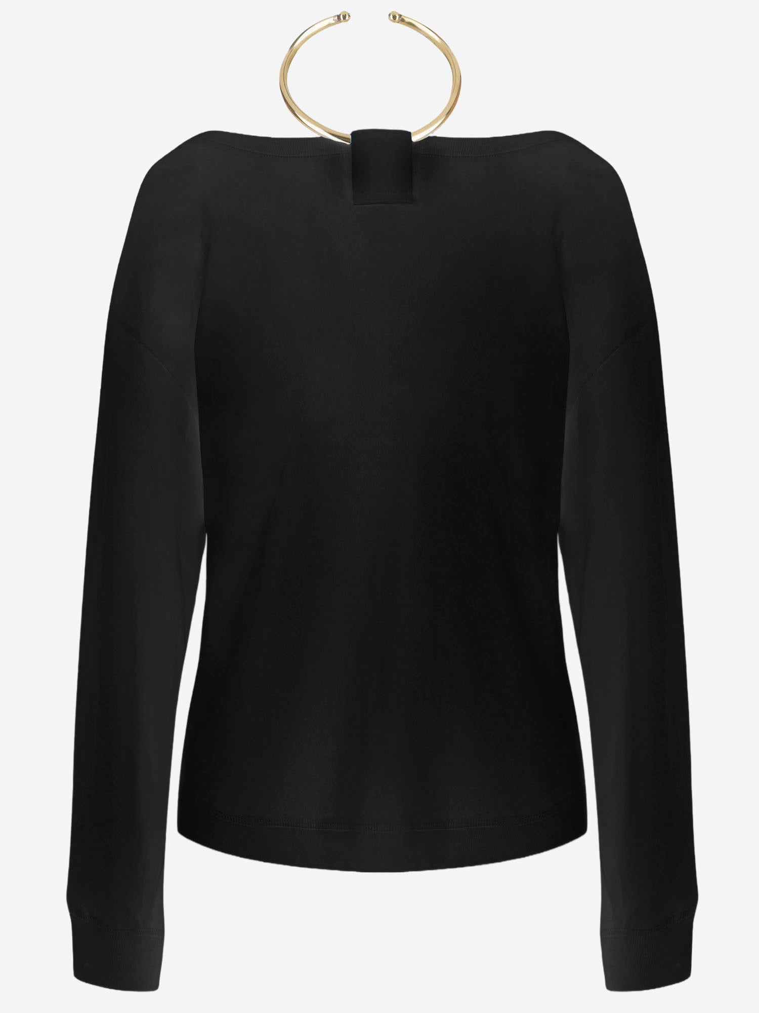 TOP IN COTONE CON ANELLO METALLICO WJE29 JER040099 DARKPARK 