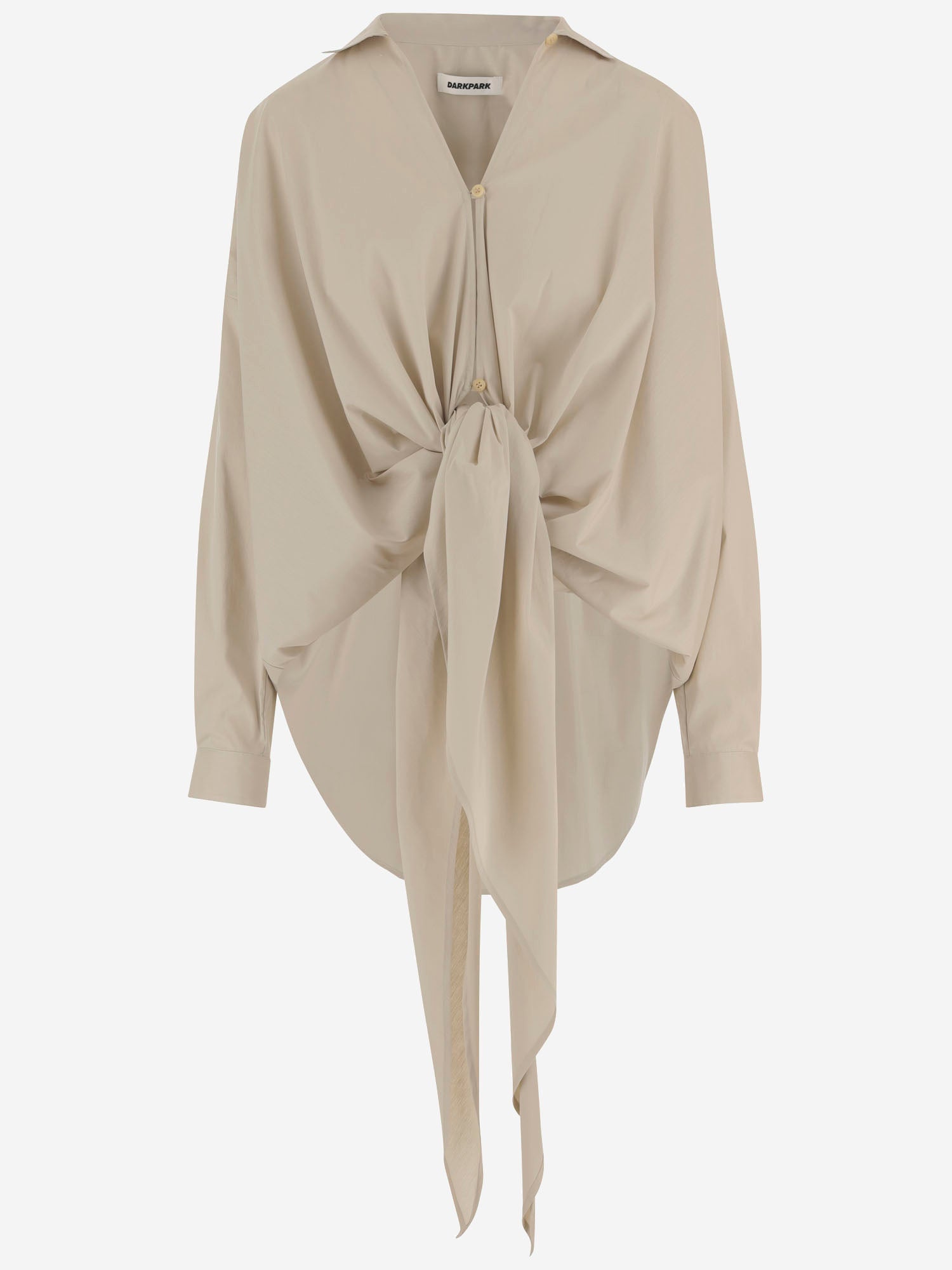 CAMICIA ROMY CON NODO FRONTALE E ORLO ASIMMETRICO WSH33 FAC1340085 DARKPARK 