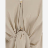 CAMICIA ROMY CON NODO FRONTALE E ORLO ASIMMETRICO WSH33 FAC1340085 DARKPARK 