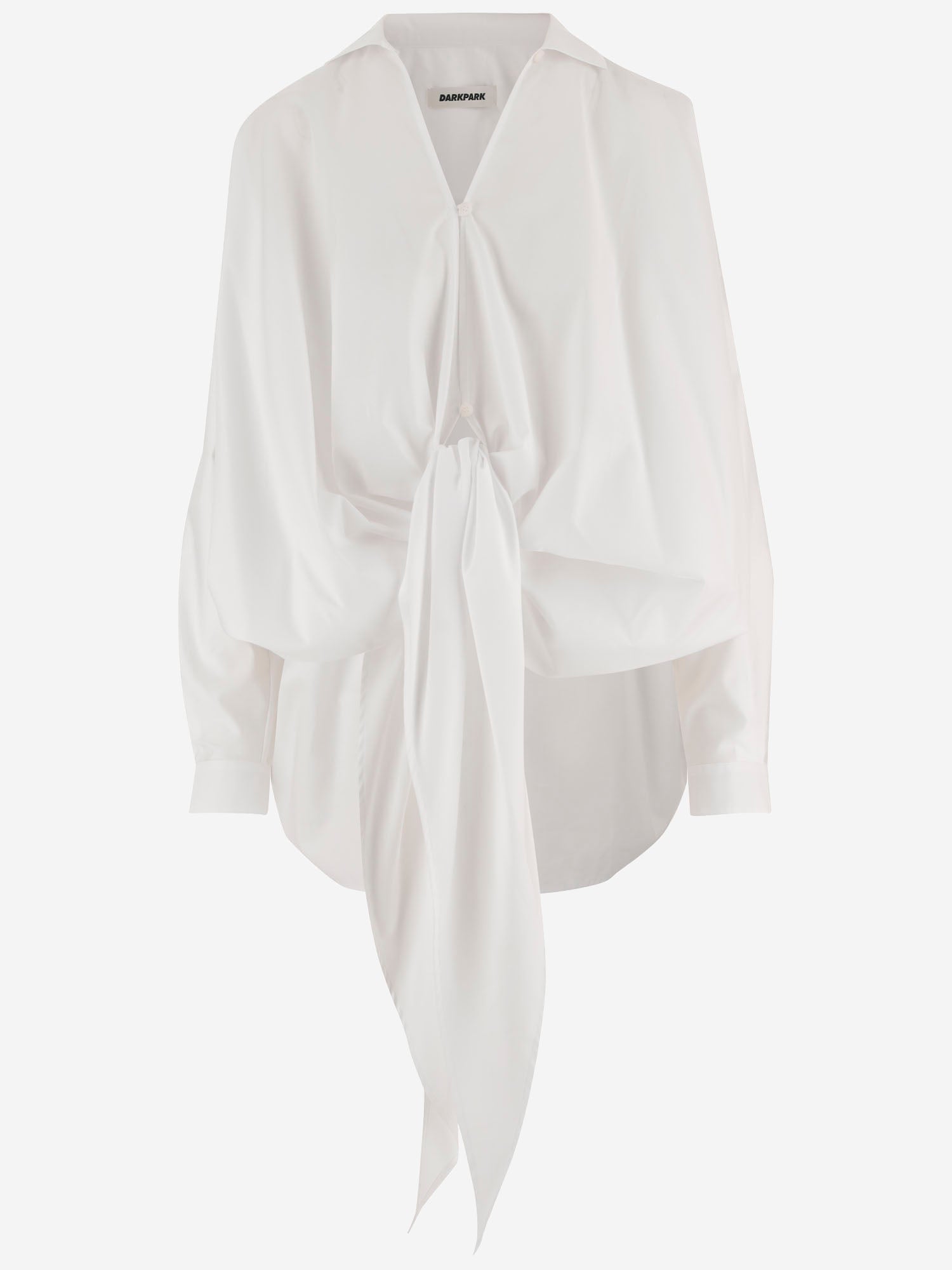 CAMICIA ROMY CON NODO FRONTALE E ORLO ASIMMETRICO WSH33 FAC1620001 DARKPARK 
