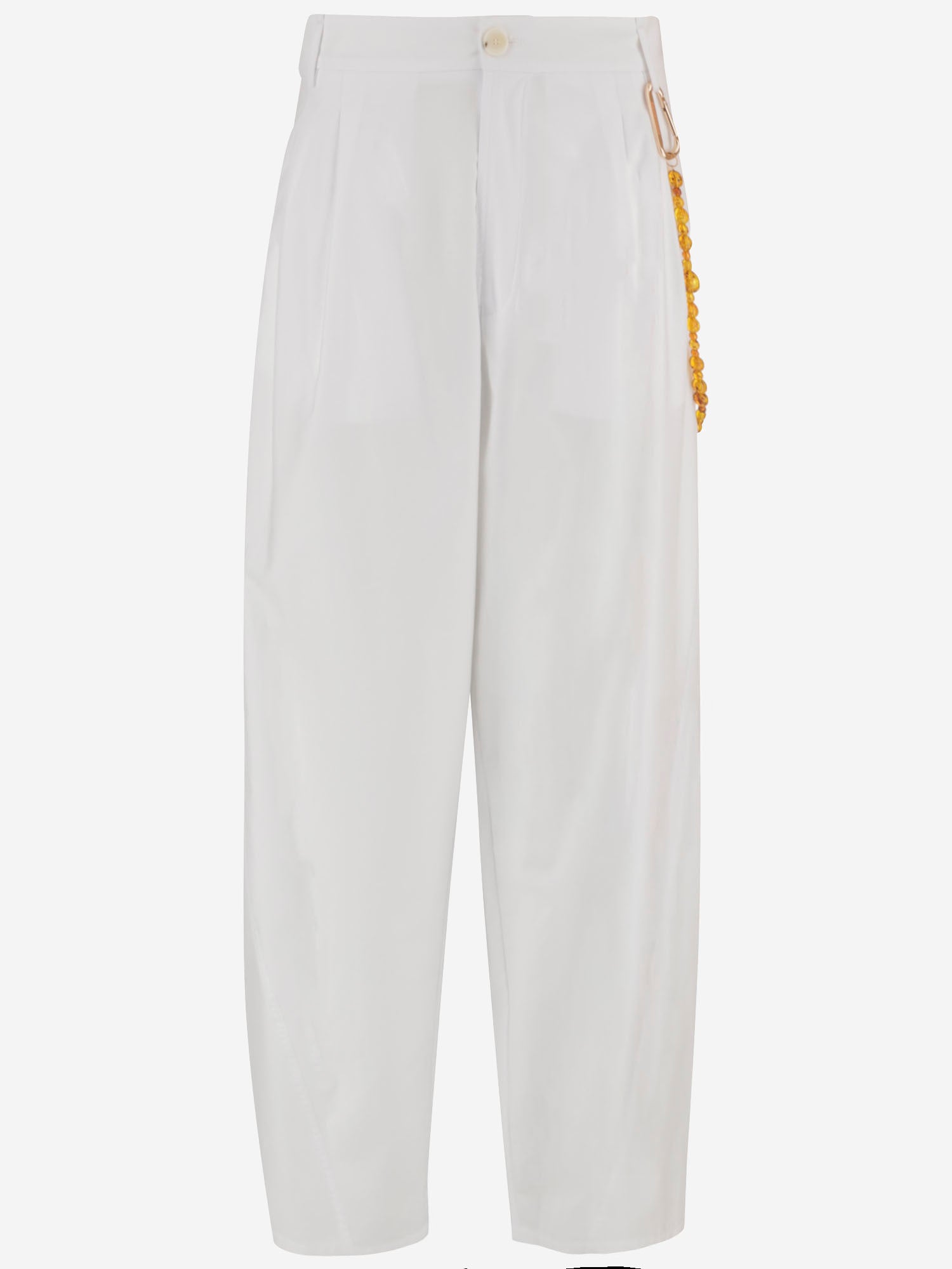 PANTALONI PHEBE IN COTONE CON DETTAGLIO DECORATIVO WTR36 FAC1620001 DARKPARK 