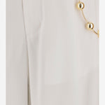 PANTALONI IN MISTO VISCOSA CON CATENA DECORATIVA WTR49S FAC1480001 DARKPARK 
