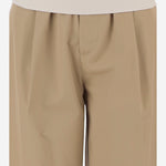 PANTALONI IN COTONE CON VITA ELASTICIZZATA WTR73 FAC050085 DARKPARK 