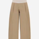 PANTALONI IN COTONE CON VITA ELASTICIZZATA WTR73 FAC050085 DARKPARK 