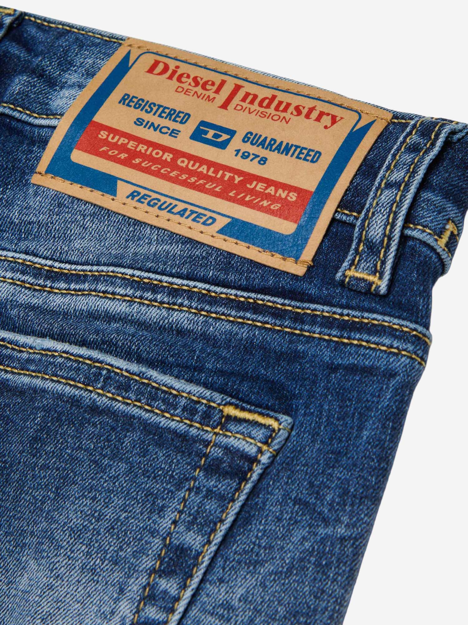 JEANS IN DENIM DI COTONE STRETCH J00808 KXBRAK01 DIESEL KIDS 