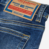 JEANS IN DENIM DI COTONE STRETCH J00808 KXBRAK01 DIESEL KIDS 