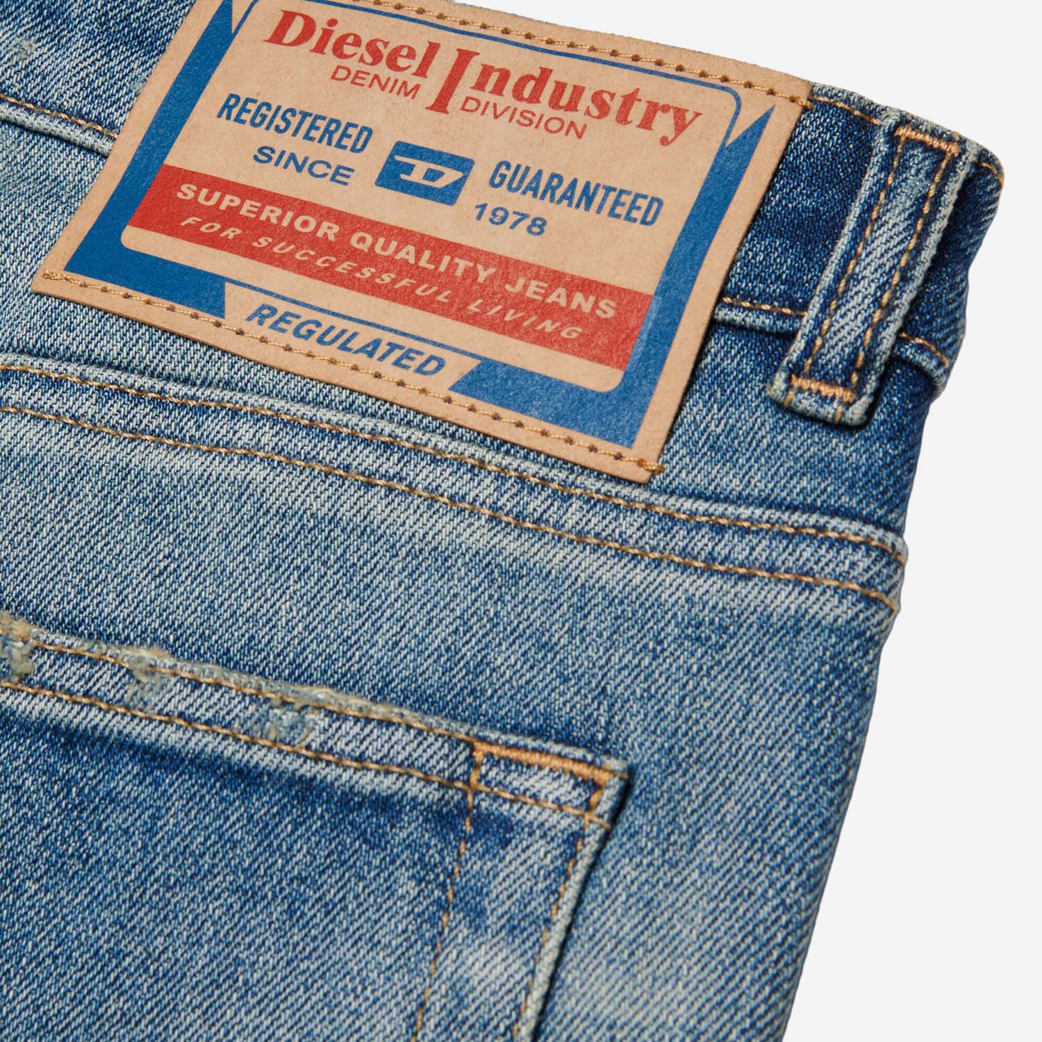 JEANS LUCAS IN COTONE STRETCH J00981 KXBR7K01 DIESEL KIDS 