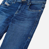 JEANS 2017 SLANDY IN MISTO COTONE STRETCH J01001 KXBR0K01 DIESEL KIDS 