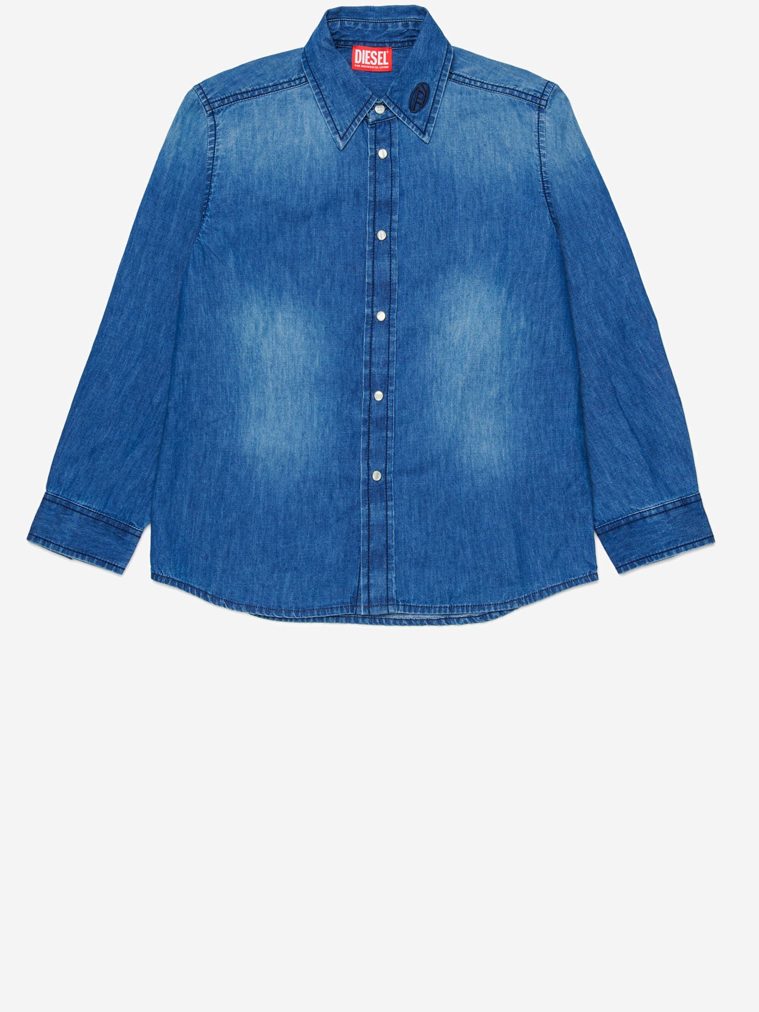 CAMICIA CSIMPLY-OVER IN COTONE J01330 KXBRWK01 DIESEL KIDS 