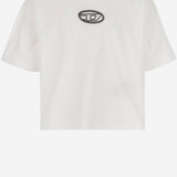 T-SHIRT TIXAN IN COTONE CON LOGO J02428 00YI9K100 DIESEL KIDS 