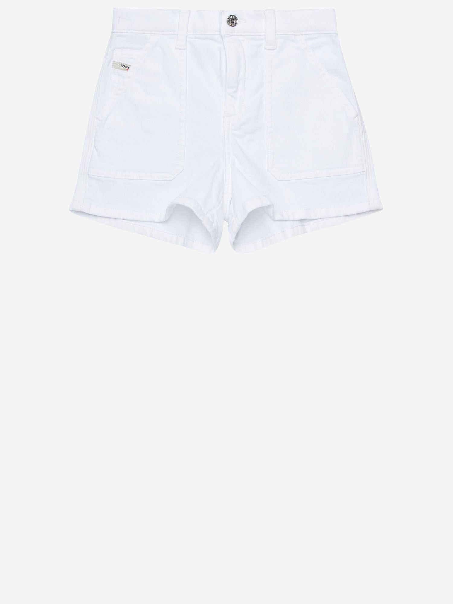 SHORTS PINTYX JJJ IN COTONE STRETCH J02560 KXBR6K100 DIESEL KIDS 