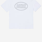 T-SHIRT TCIRCLE OVER IN COTONE J02582 0GRAIK100 DIESEL KIDS 