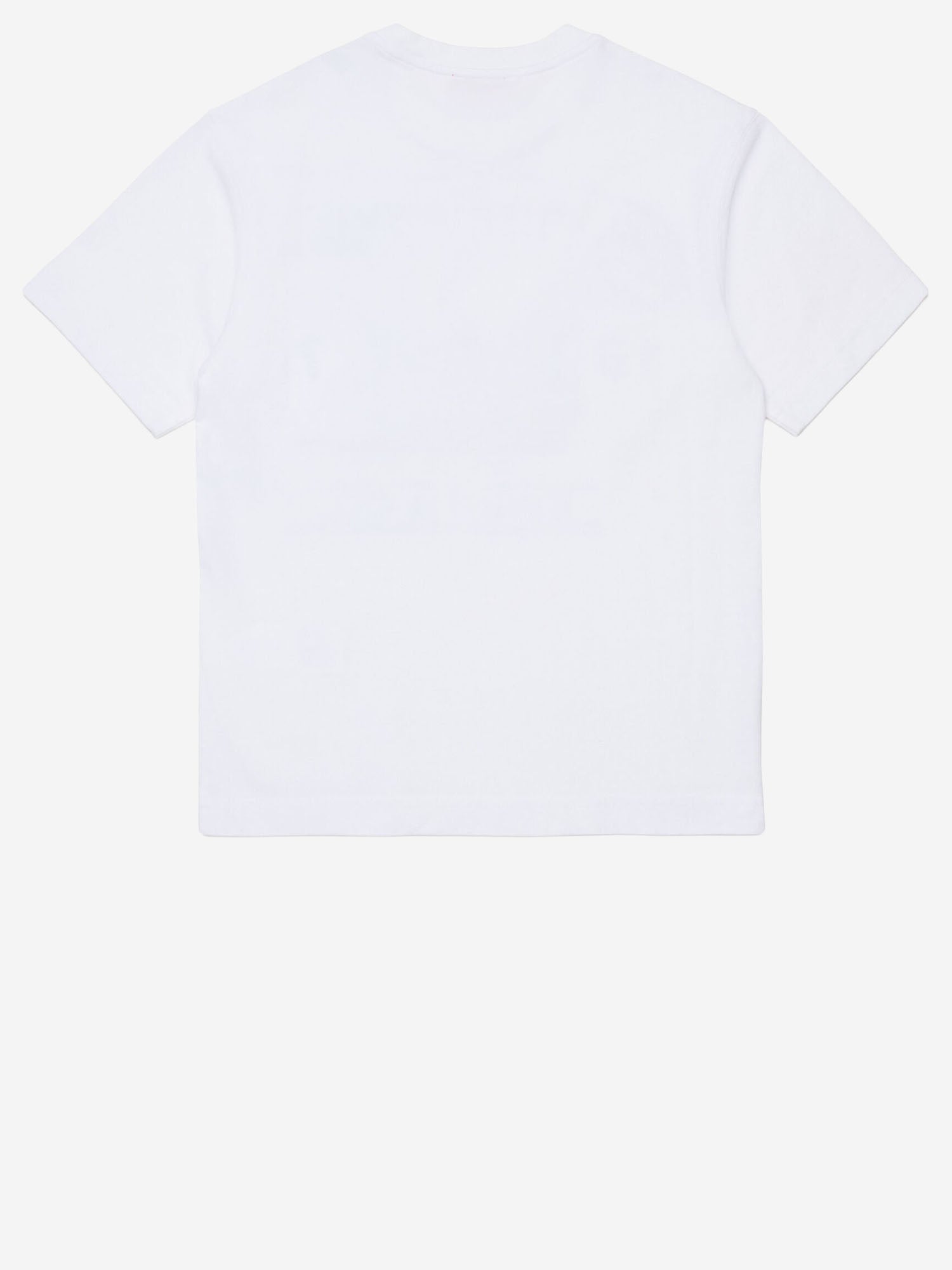 T-SHIRT TCIRCLE OVER IN COTONE J02582 0GRAIK100 DIESEL KIDS 