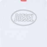 T-SHIRT TCIRCLE OVER IN COTONE J02582 0GRAIK100 DIESEL KIDS 