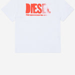 T-SHIRT THIDE OVER IN COTONE J02587 0GRAIK900 DIESEL KIDS 