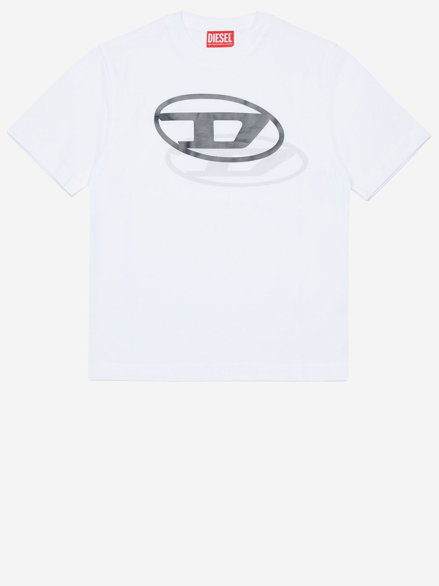 T-SHIRT TVALE OVER IN COTONE J02601 00YI9K100 DIESEL KIDS 