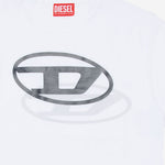 T-SHIRT TVALE OVER IN COTONE J02601 00YI9K100 DIESEL KIDS 