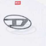 T-SHIRT TVALE OVER IN COTONE J02601 00YI9K100 DIESEL KIDS 