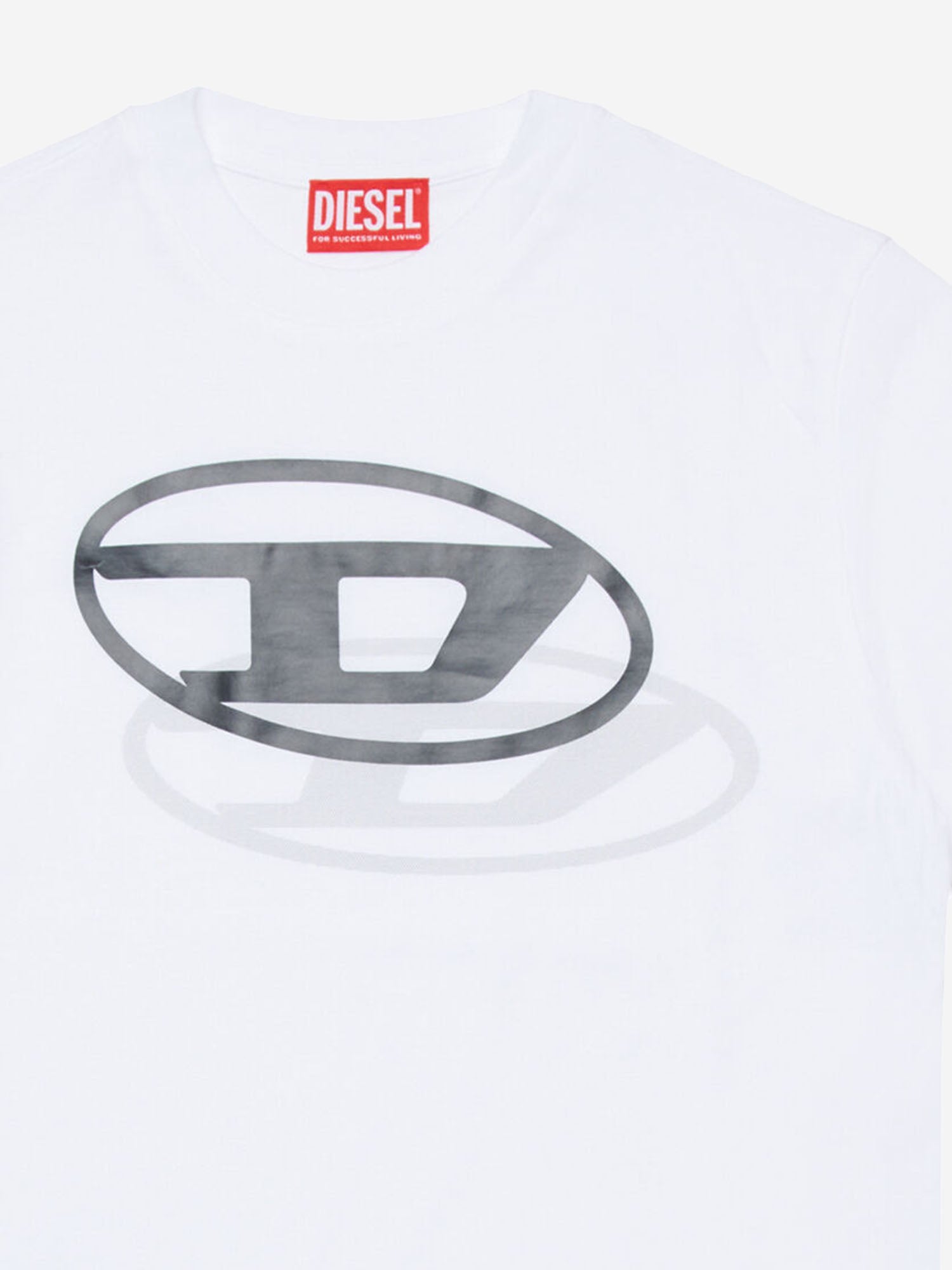 T-SHIRT TVALE OVER IN COTONE J02601 00YI9K100 DIESEL KIDS 